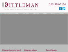 Tablet Screenshot of kittlemansearch.com